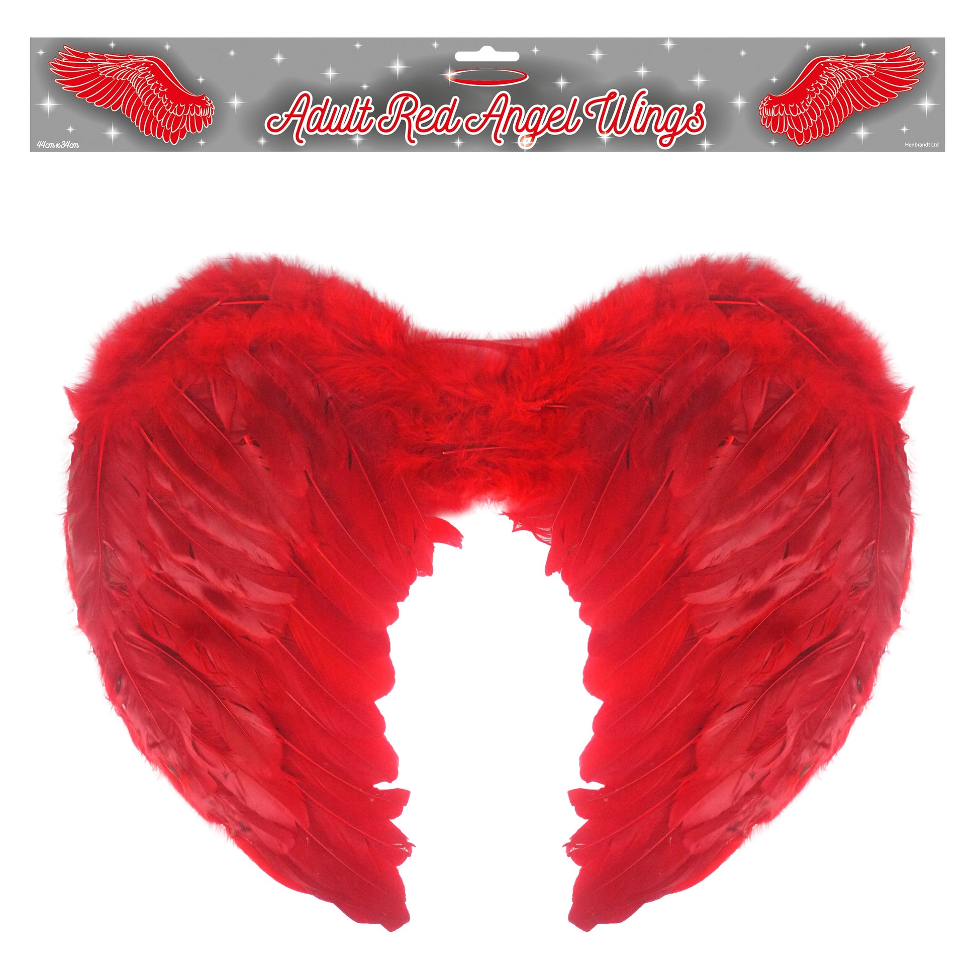 Red Angel Feather Wings - Anilas UK