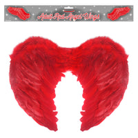 Red Angel Feather Wings - Anilas UK