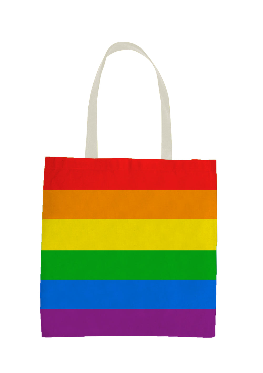 Rainbow Stripe Tote Bag