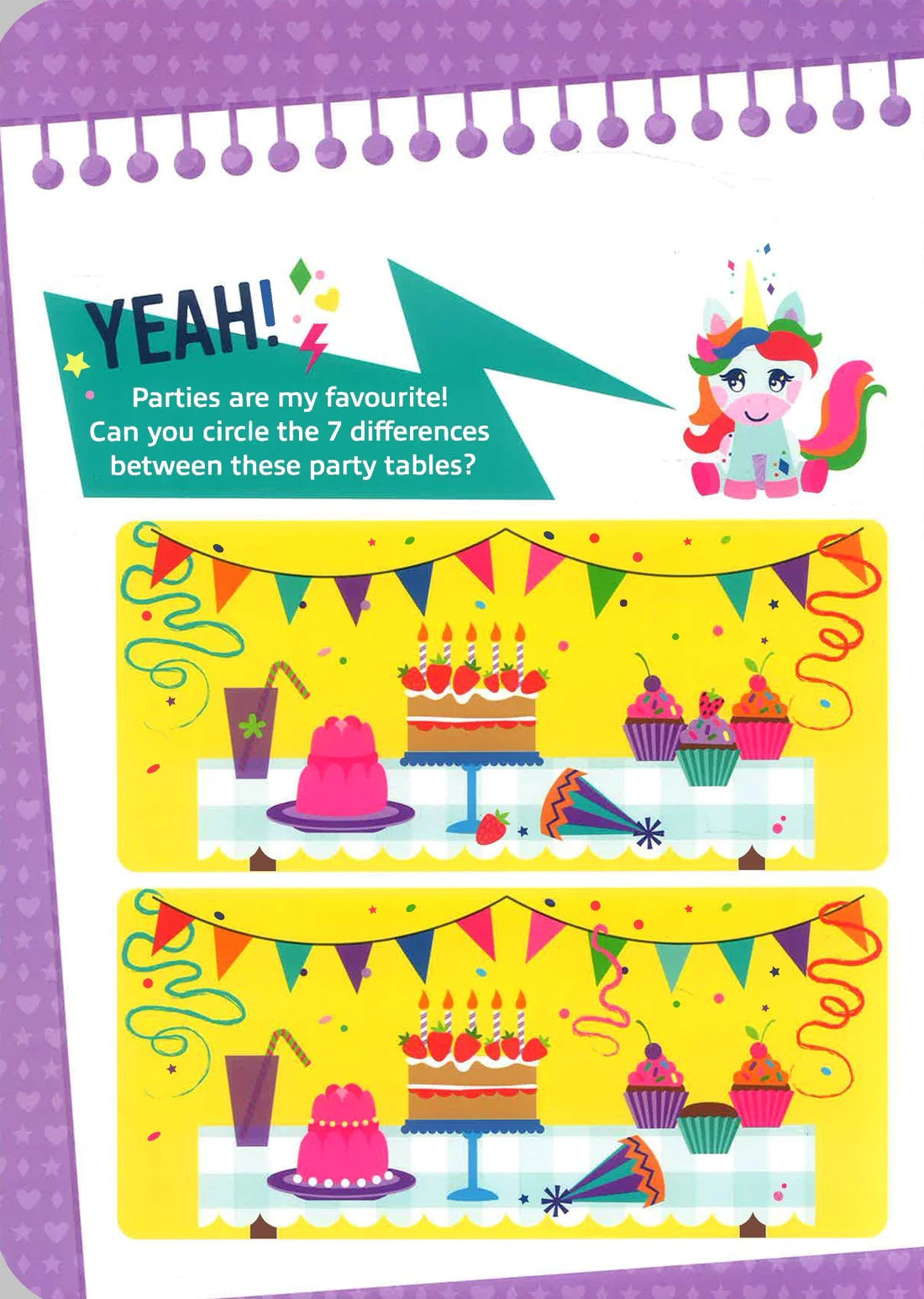 Unicorn Wipe Clean Book with Pen - Anilas UK