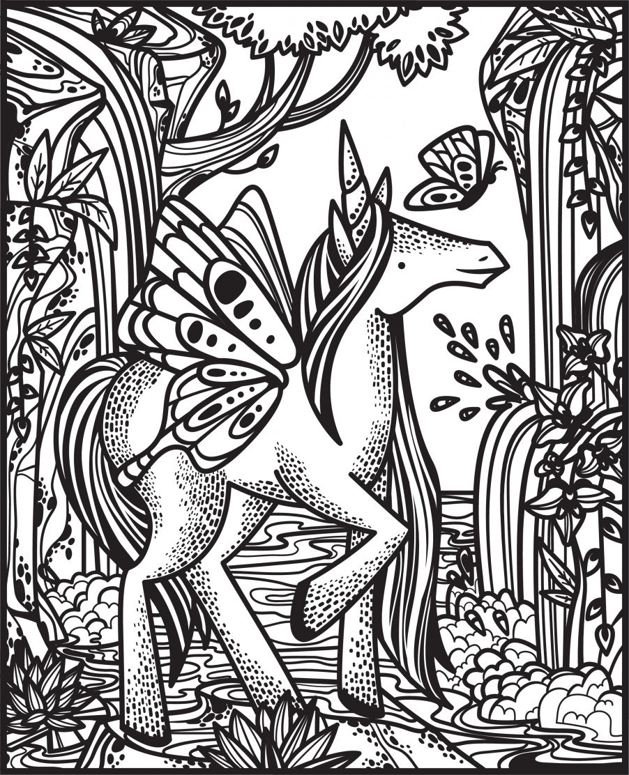 Unicorns Magic Painting Book - Anilas UK