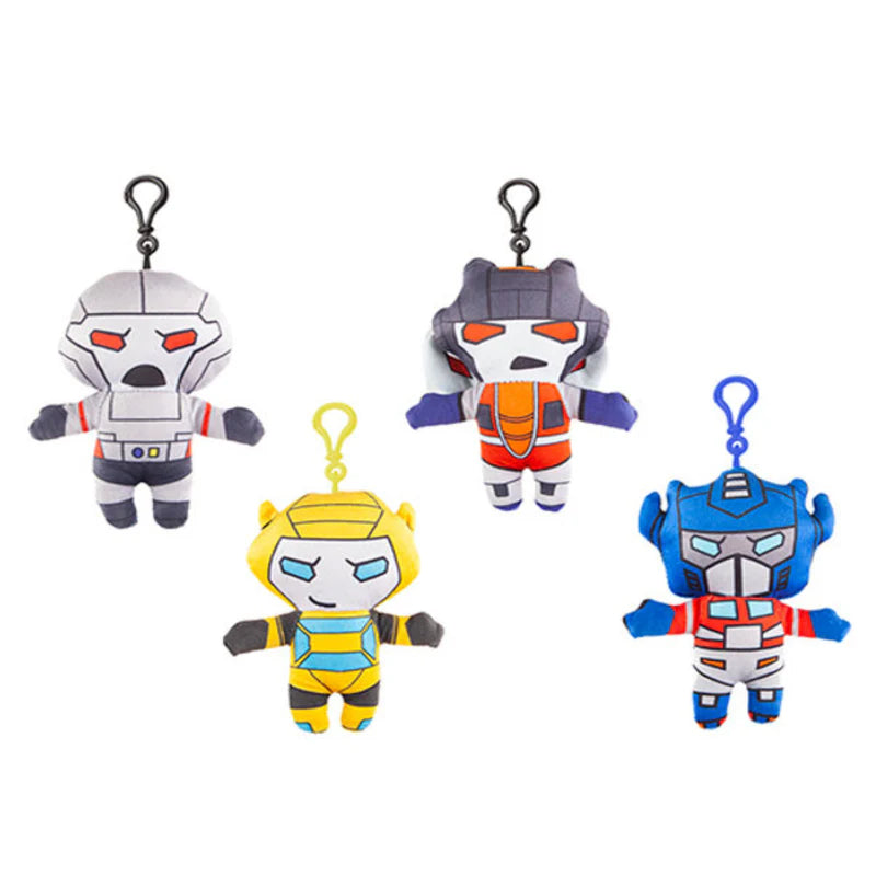 Transformers 15cm Plush Bag Clips, 4 Assorted Designs - Anilas UK