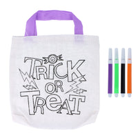 Halloween Colour-Your-Own Tote Bag