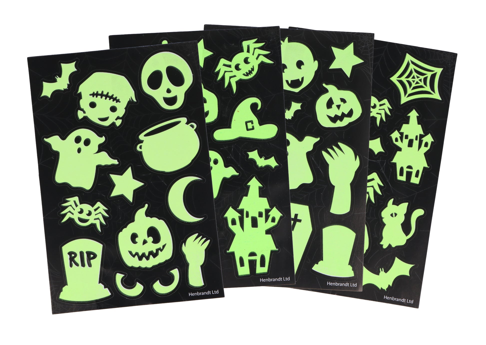 Glow in the Dark Halloween Stickers - Anilas UK