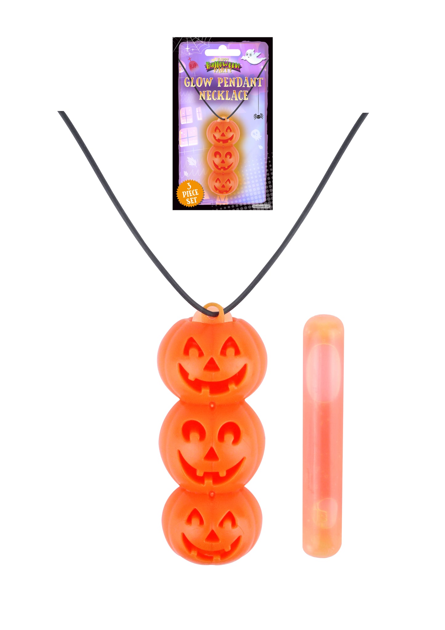 Glow in the Dark Pumpkin Pendant - Anilas UK