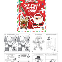 Mini Christmas Colouring Puzzle Books - Anilas UK