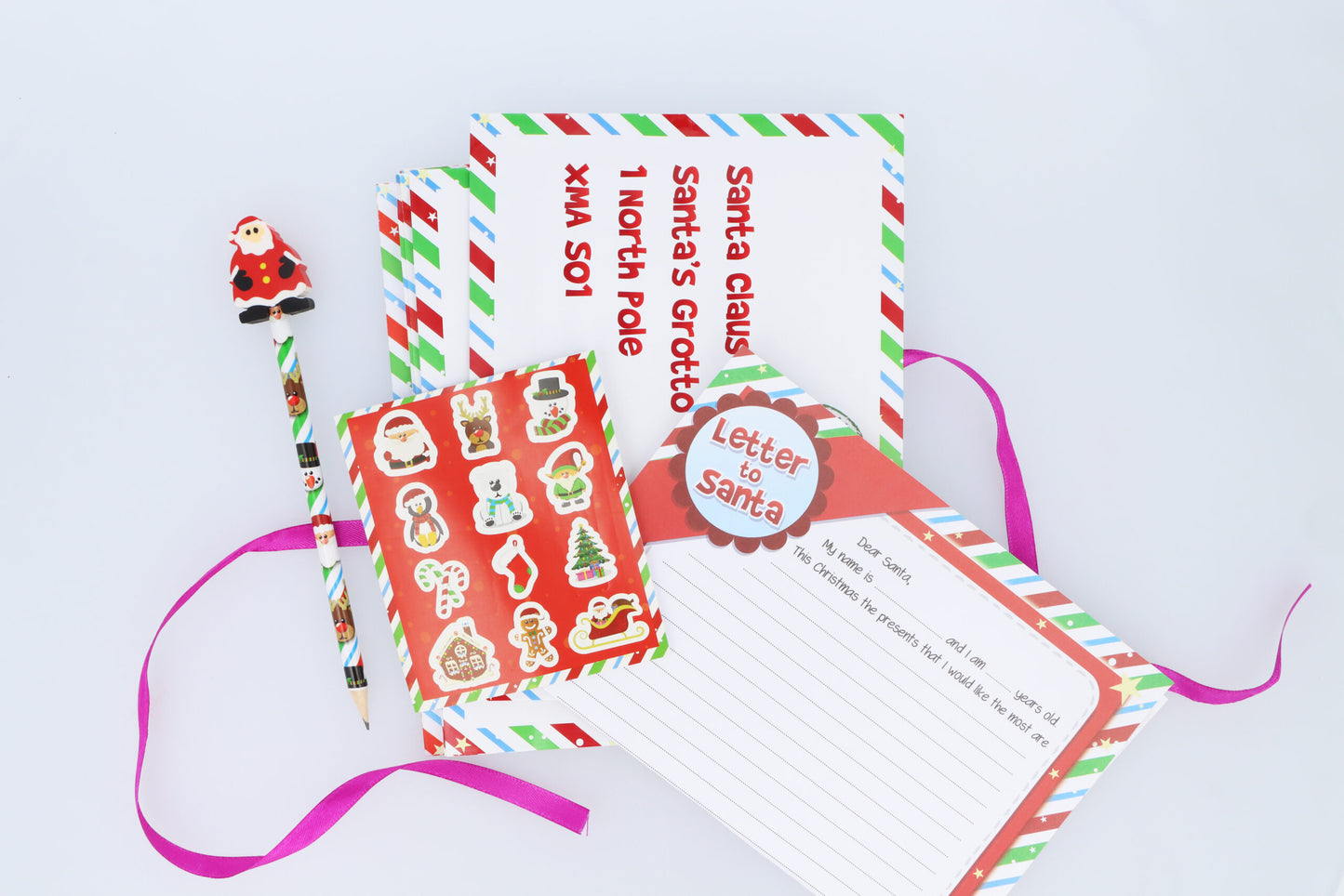 Christmas Santa Letter Writing Kit (5 pieces)