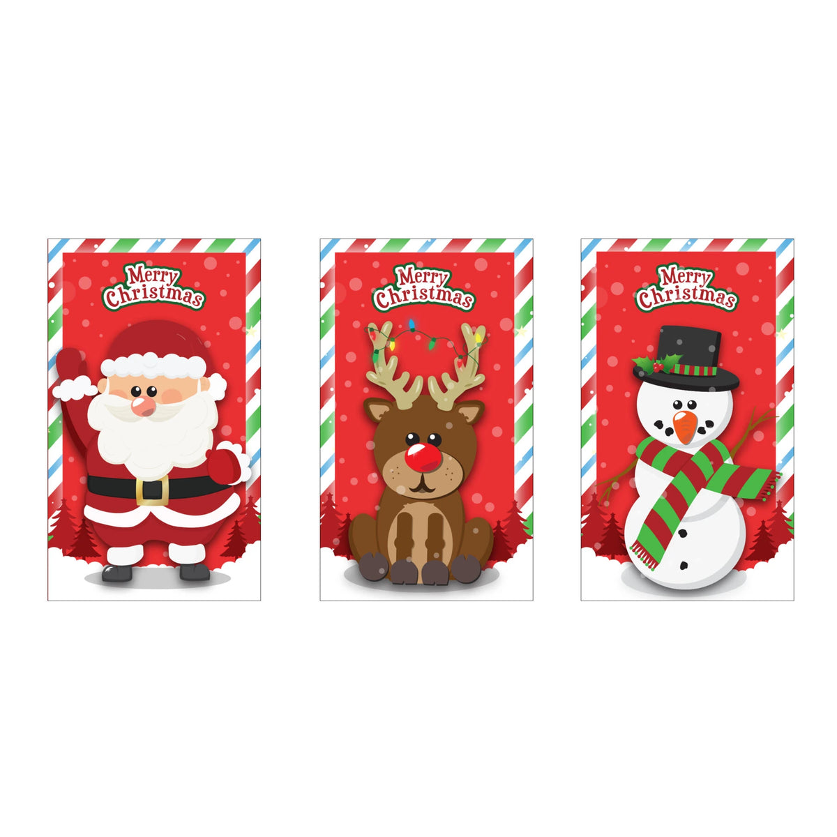 Mini Christmas Notebooks (9.3×5.5cm)