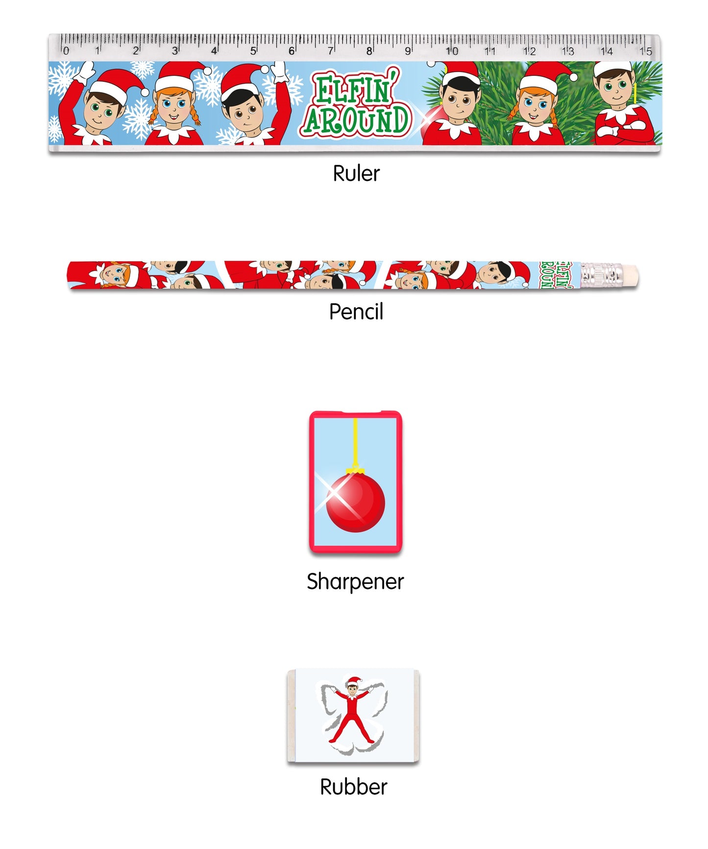 Elfin Around Four Piece Stationery Set - Anilas UK