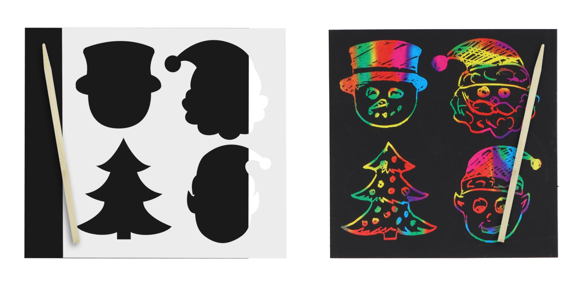 Mini Christmas Scratch Art Set - Anilas UK