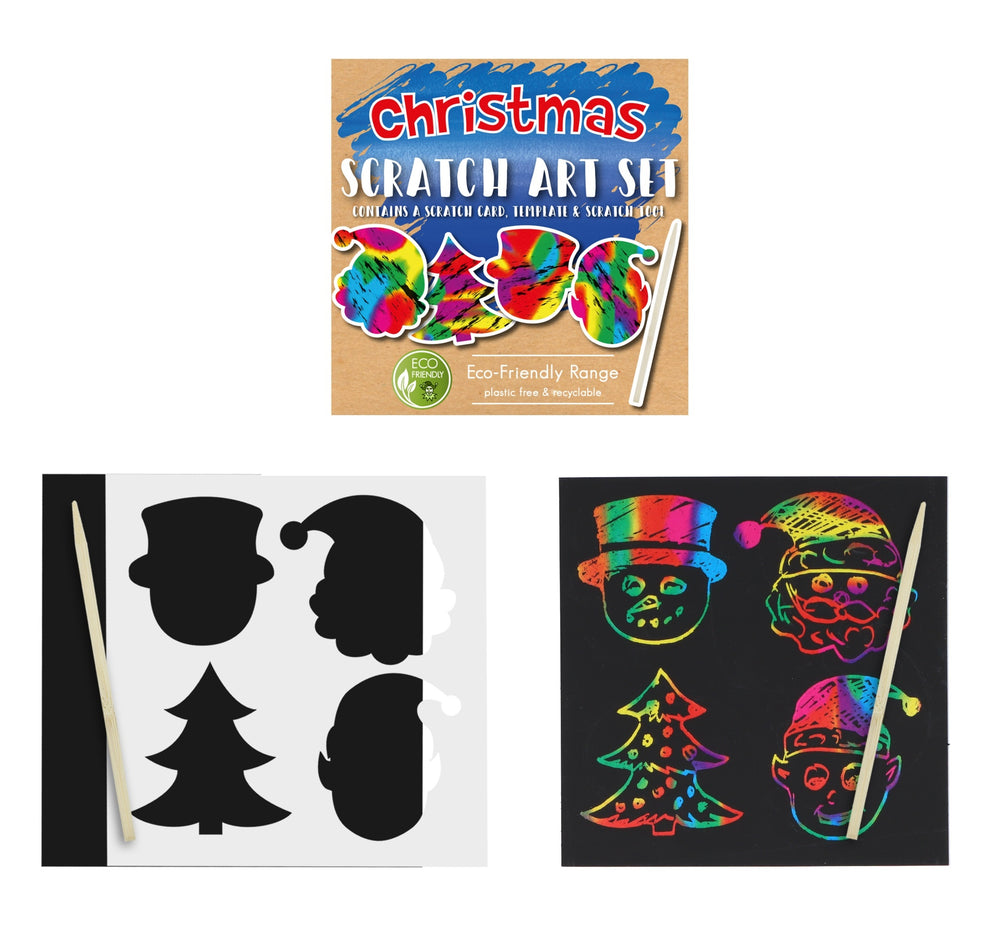 Mini Christmas Scratch Art Set - Anilas UK