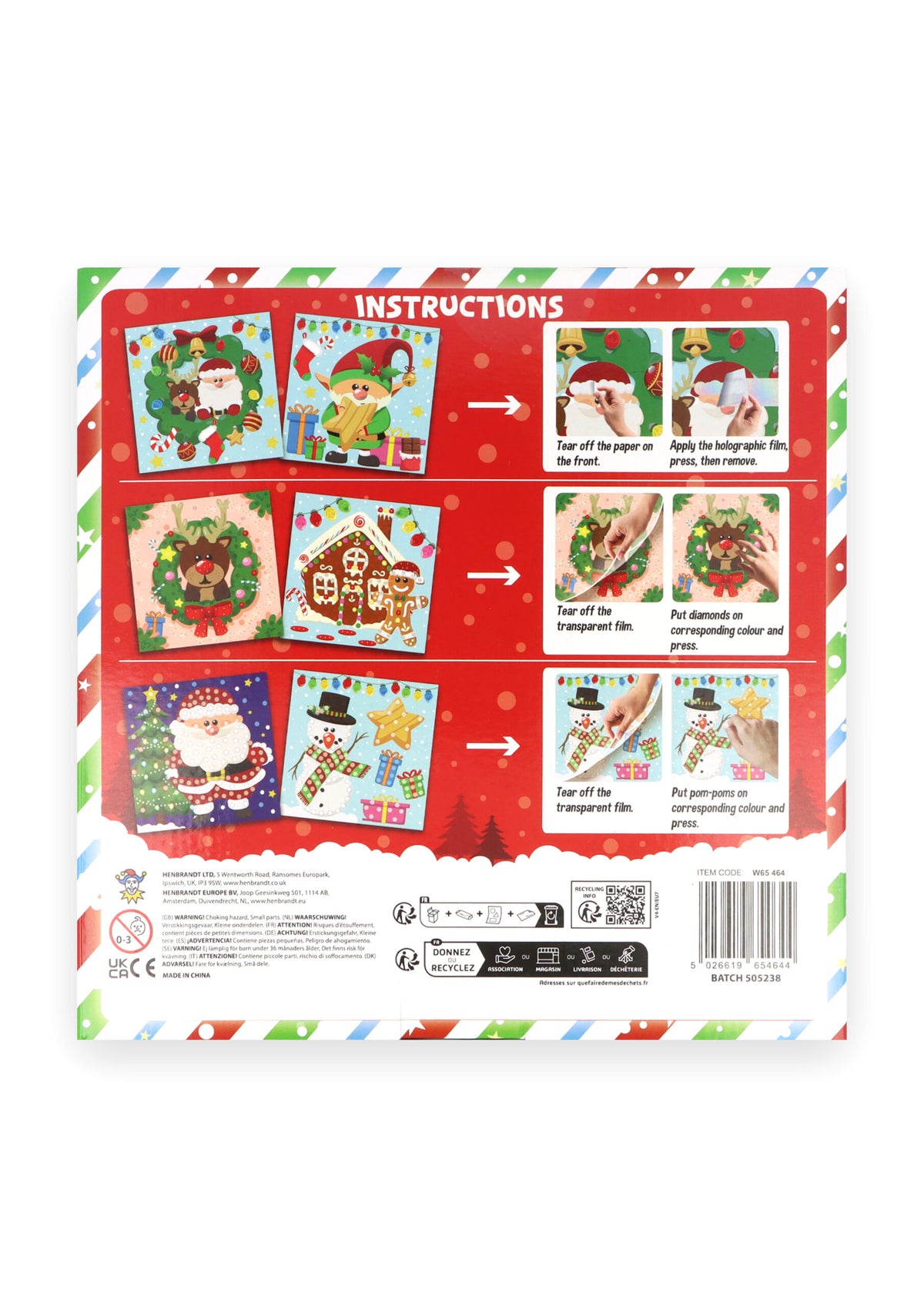 Christmas 3-in-1 Crafts Activity Kit