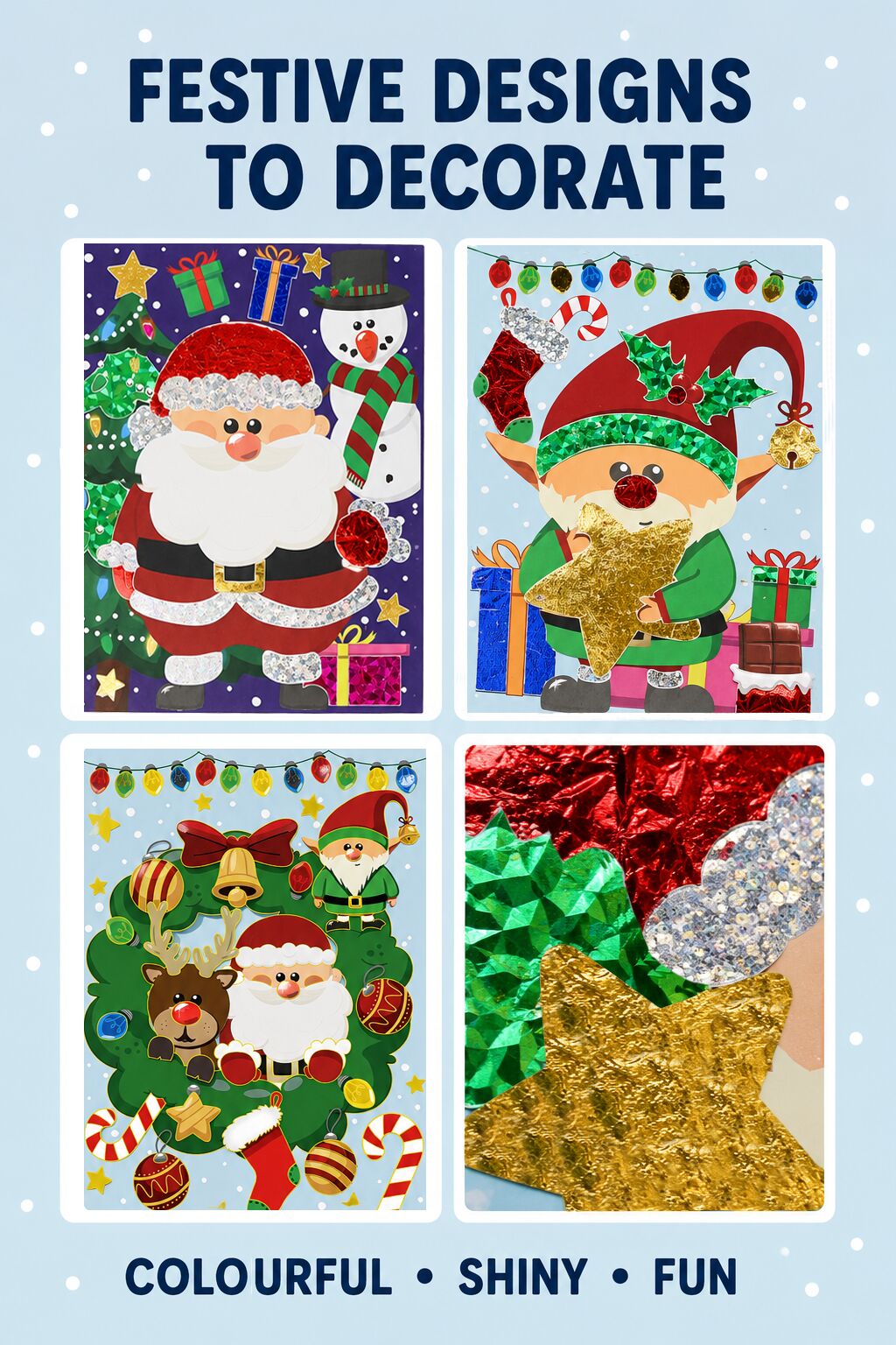 Christmas Make Your Own Foil Art Set