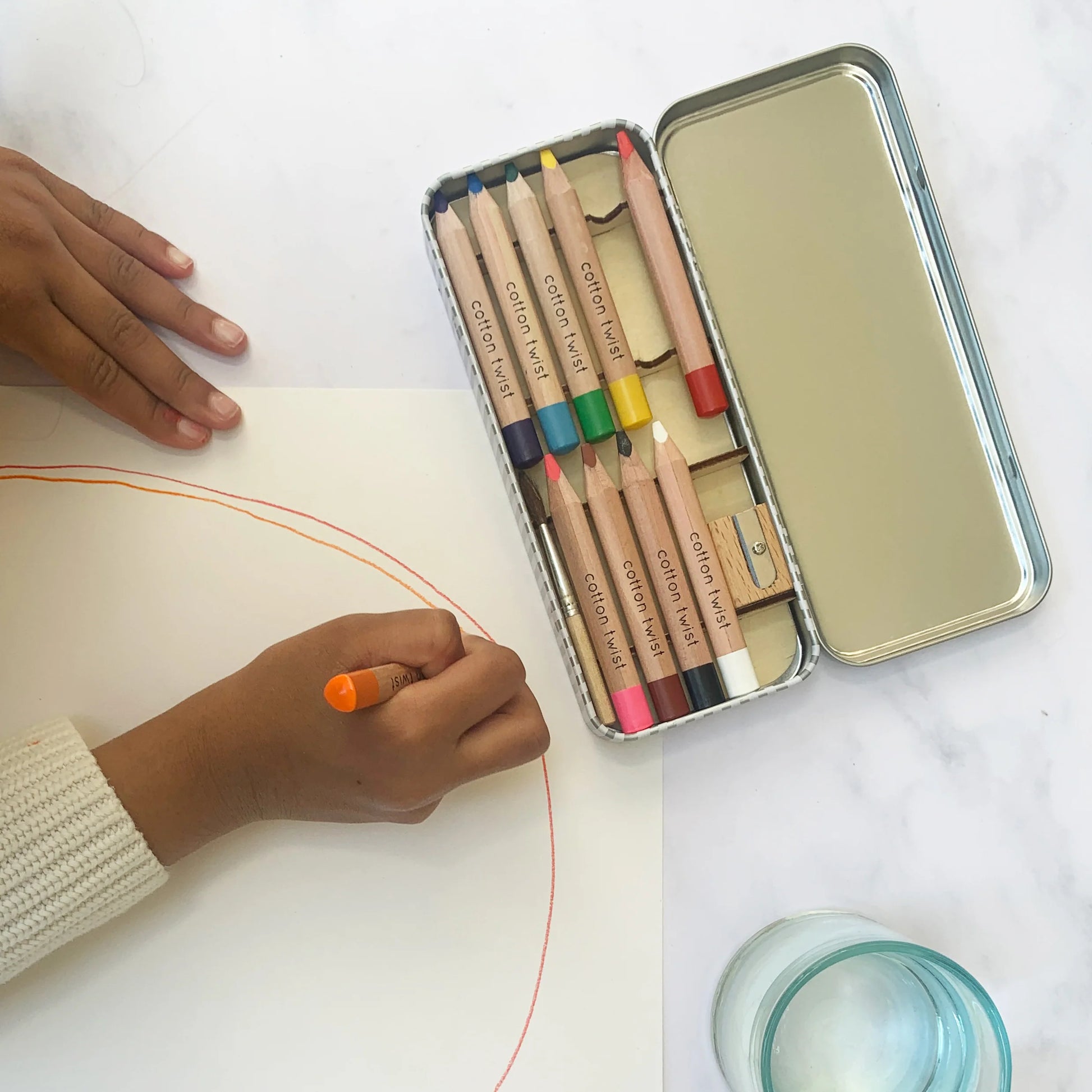 Jumbo Watercolour Pencils Tin - Anilas UK