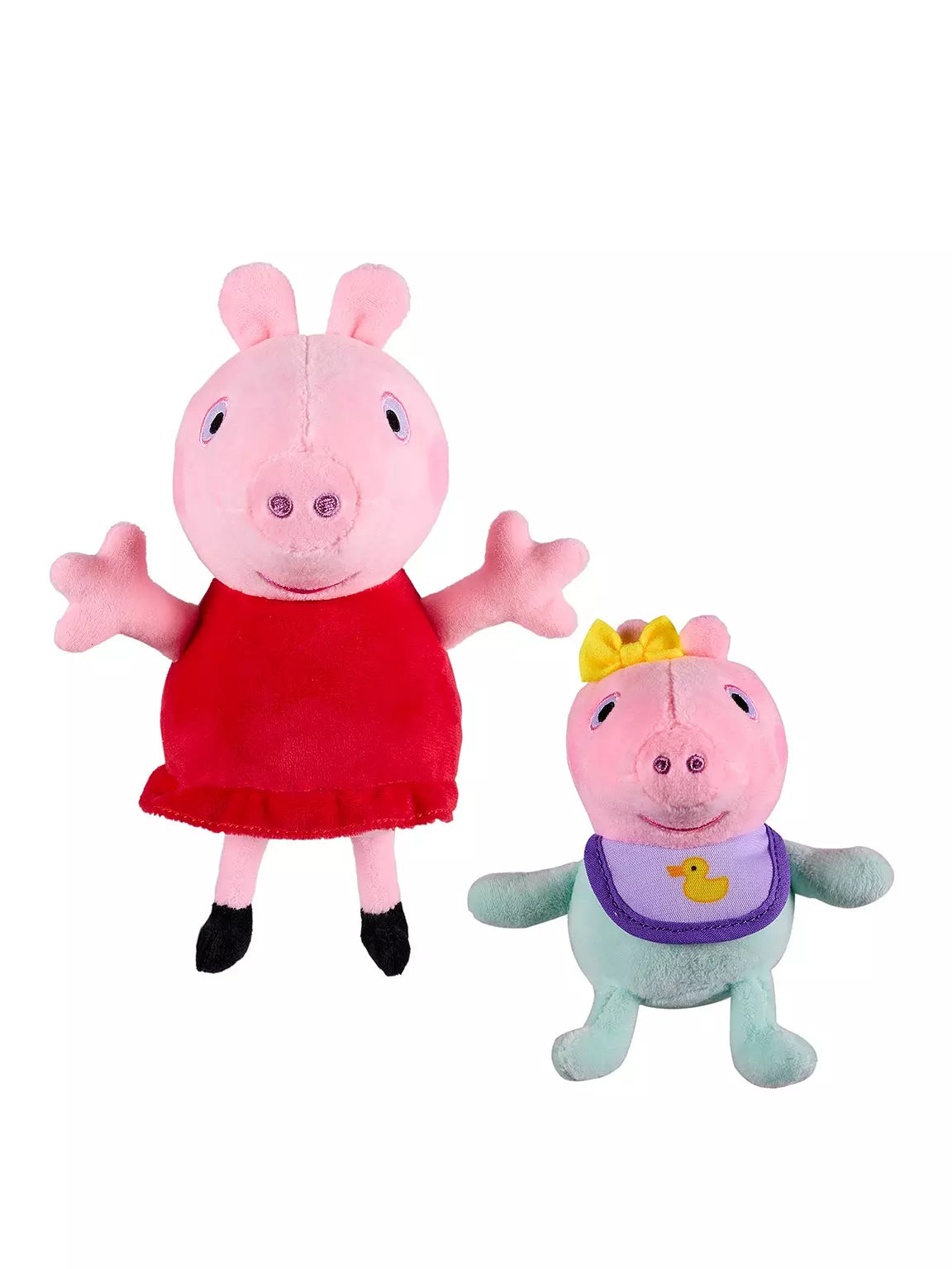 Peppa Pig & Baby Evie Plush Toy Set, 16 cm, 2-Pack - Anilas UK