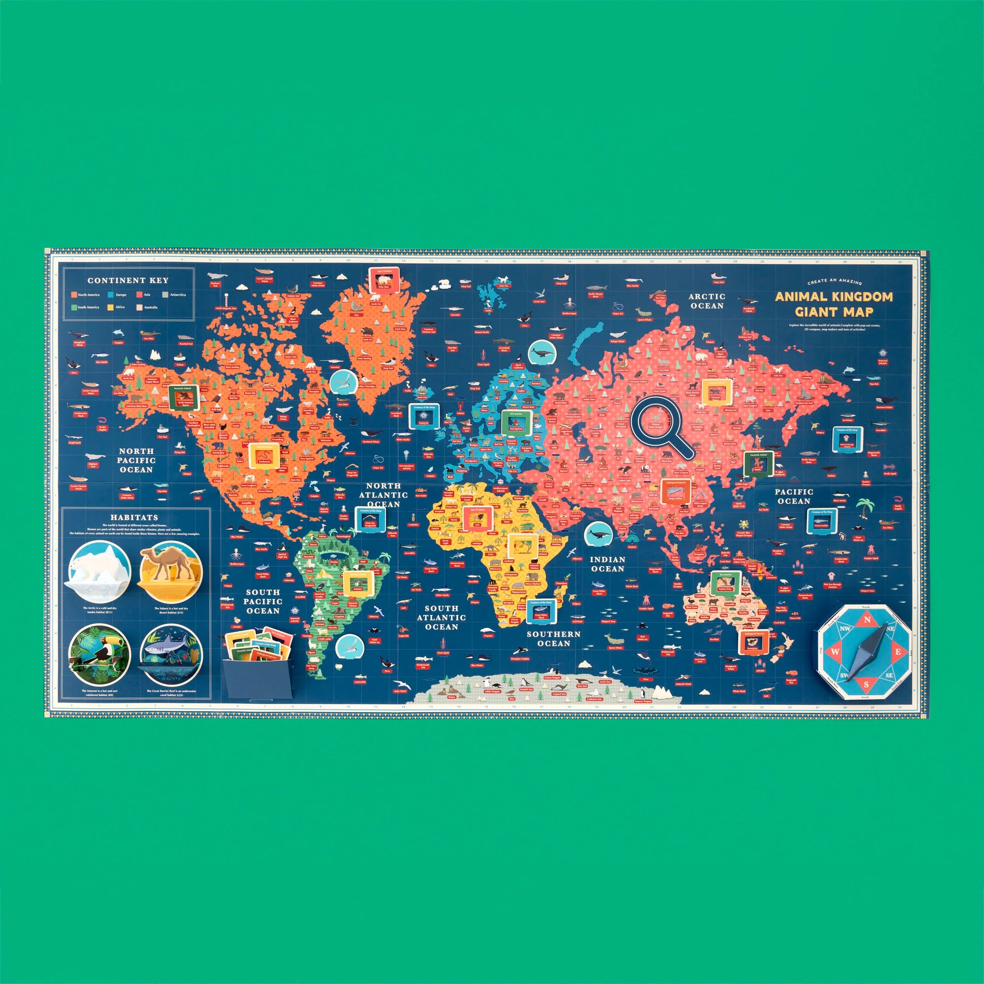 Clockwork Soldier's Create An Amazing Animal Kingdom Giant Map - Anilas UK