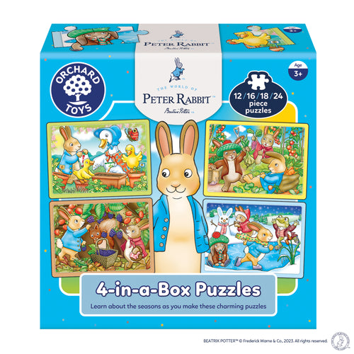 Peter Rabbit 4-in-a-Box Puzzles - Anilas UK