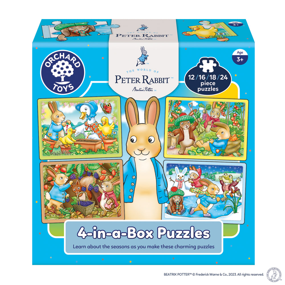 Peter Rabbit 4-in-a-Box Puzzles - Anilas UK