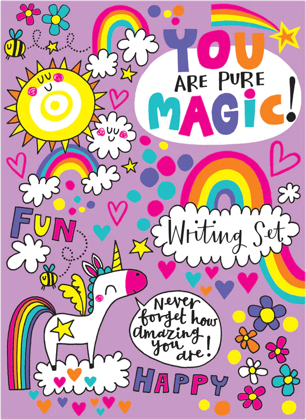 You Are Pure Magic Writing Set Wallet by Rachel Ellen Designs - Anilas UK