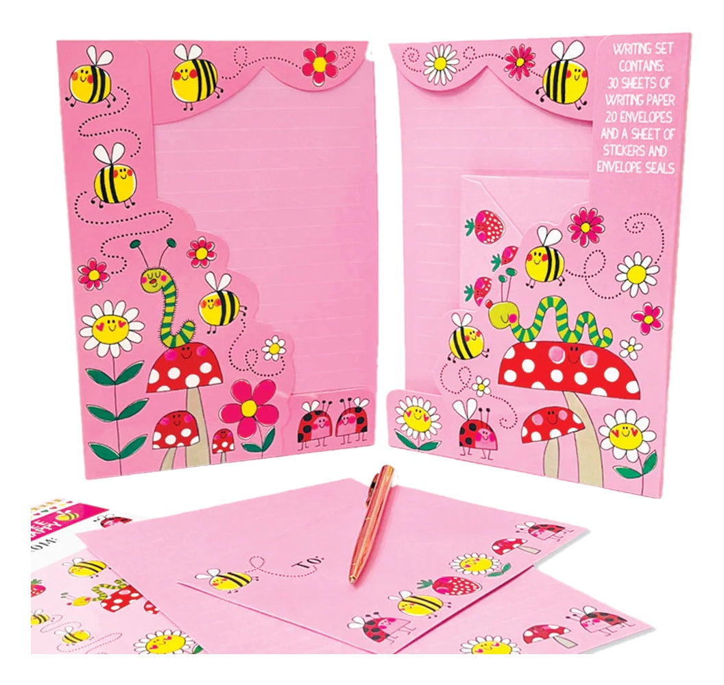 Love Bugs Writing Set Wallet by Rachel Ellen Designs - Anilas UK