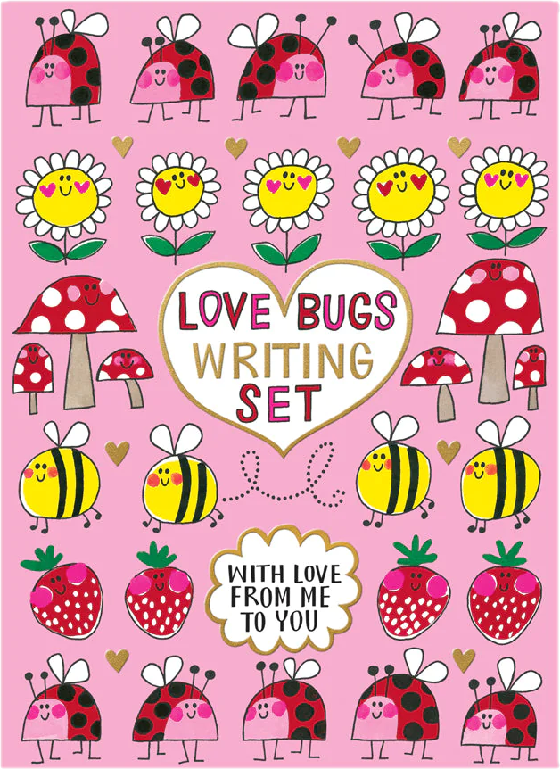 Love Bugs Writing Set Wallet by Rachel Ellen Designs - Anilas UK
