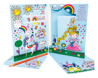 
              Fairy Tale Princess Writing Set Wallet by Rachel Ellen Designs - Anilas UK
            