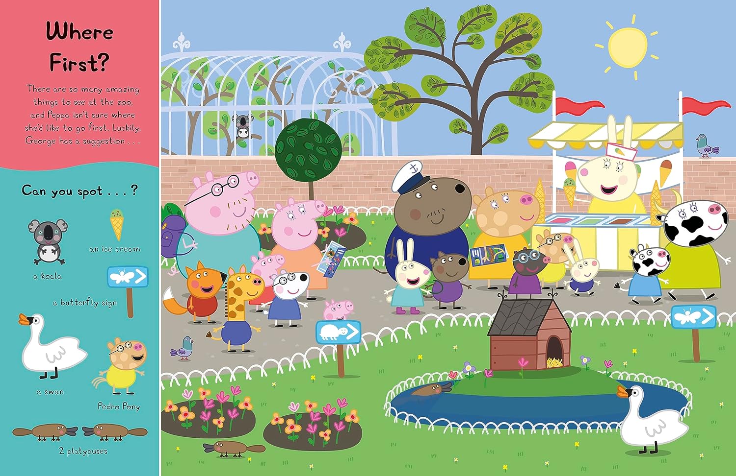 Where's Peppa's at the Zoo: A Search and Find Book - Anilas UK