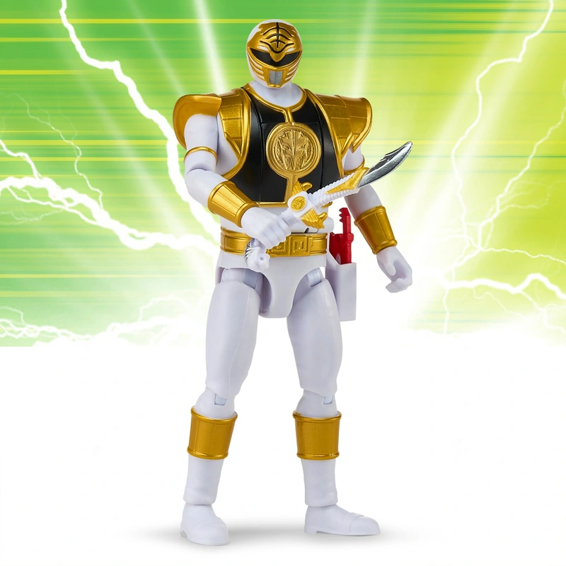 Mighty Morphin Power Rangers Auto-Morphin White Ranger Action Figure - Anilas UK