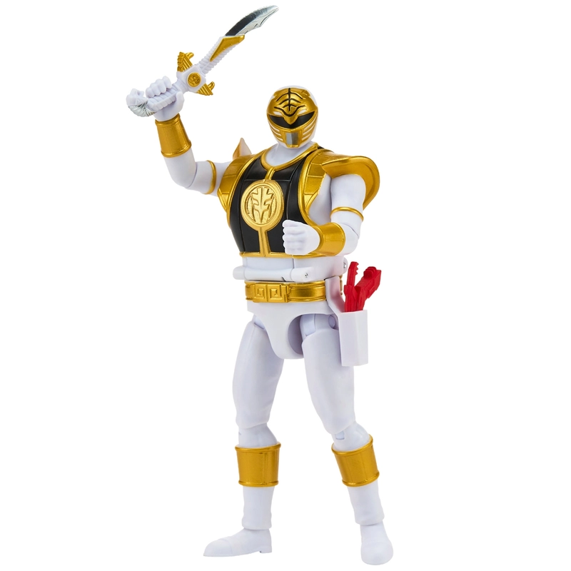 Mighty Morphin Power Rangers Auto-Morphin White Ranger Action Figure - Anilas UK