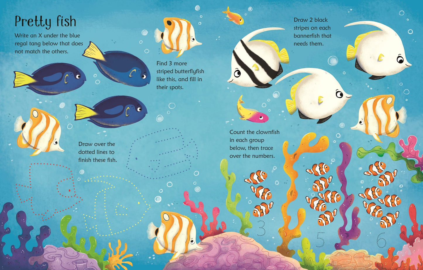 Wipe-Clean Aquarium Activities Book - Anilas UK