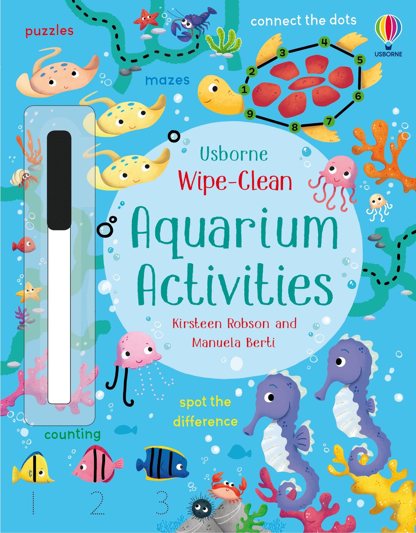 Wipe-Clean Aquarium Activities Book - Anilas UK