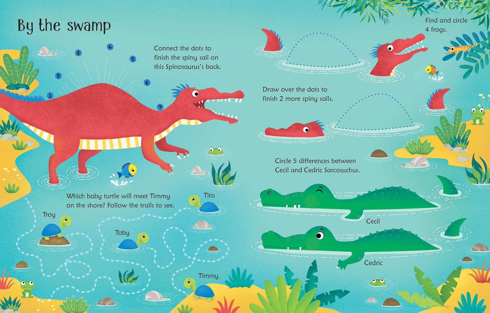 Wipe-Clean Dinosaur Activities Book - Anilas UK