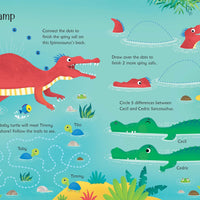 Wipe-Clean Dinosaur Activities Book - Anilas UK