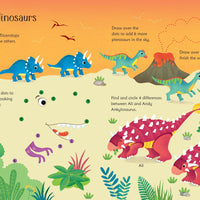 Wipe-Clean Dinosaur Activities Book - Anilas UK