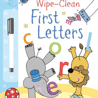 Wipe-Clean First Letters Book - Anilas UK