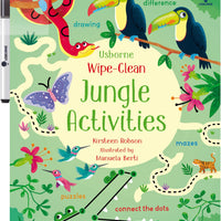 Wipe-Clean Jungle Activities Book - Anilas UK