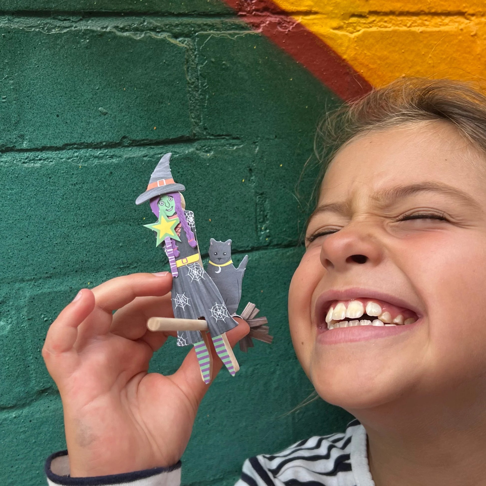 Make Your Own Witch Peg Doll - Anilas UK