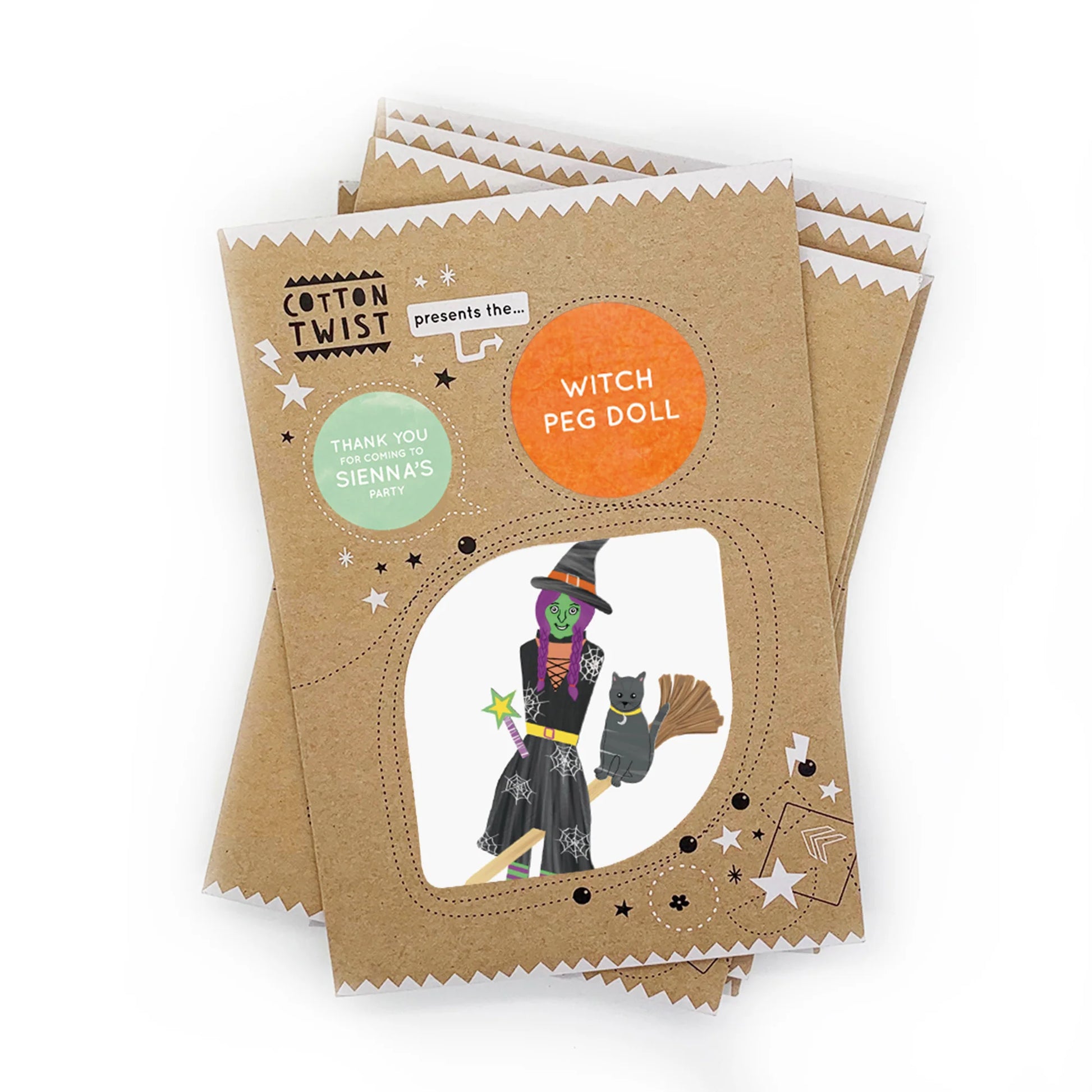 Make Your Own Witch Peg Doll - Anilas UK