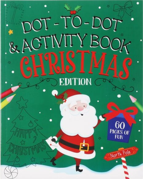 Dot to Dot & Activity Book Christmas Edition - Anilas UK