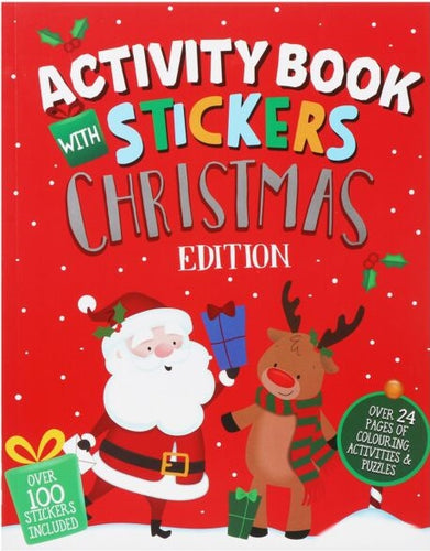 Activity Book with Stickers Christmas Edition - Anilas UK