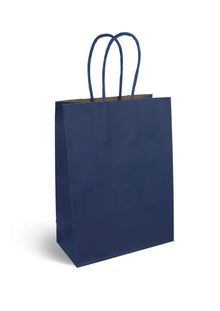 Navy Blue Paper Party Bags - Anilas UK