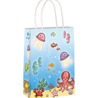 Under The Sea Paper Party Gift Bag with Twisted Handles