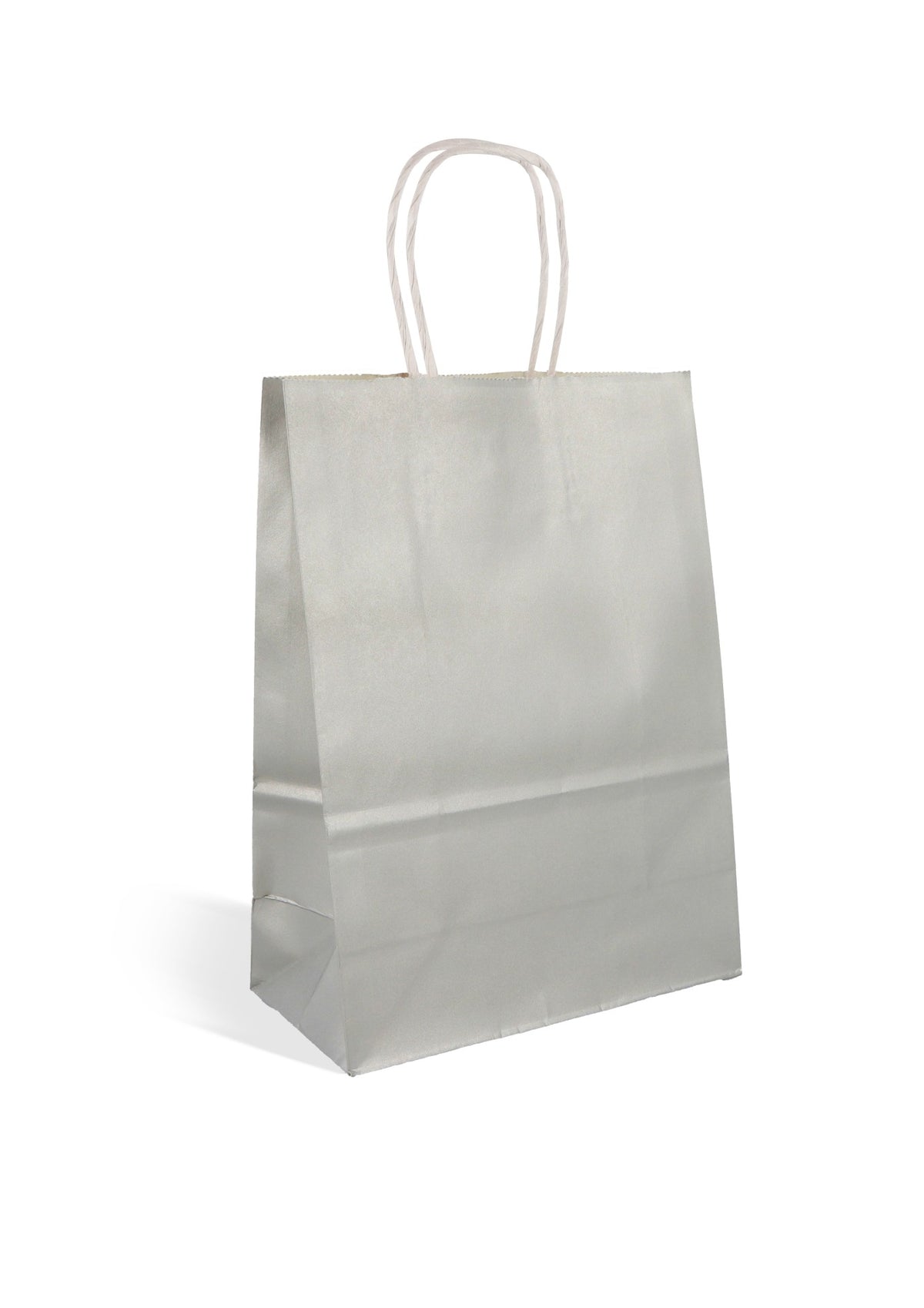 Silver-Gray Paper Party Bags