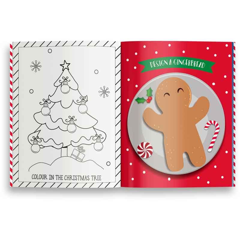 Activity Book with Stickers Christmas Edition