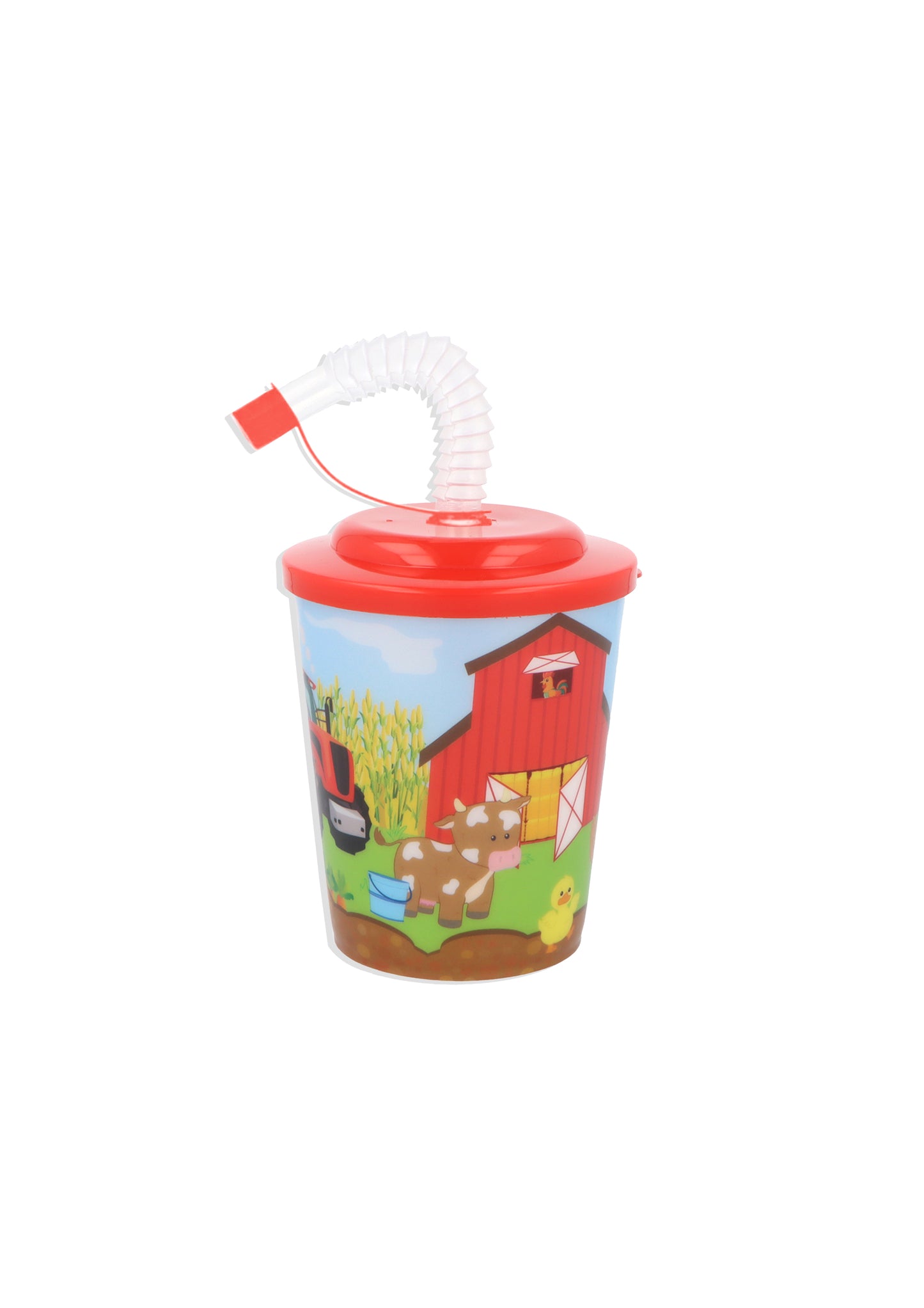 Farm - Drinking Cup Tumbler With Straw