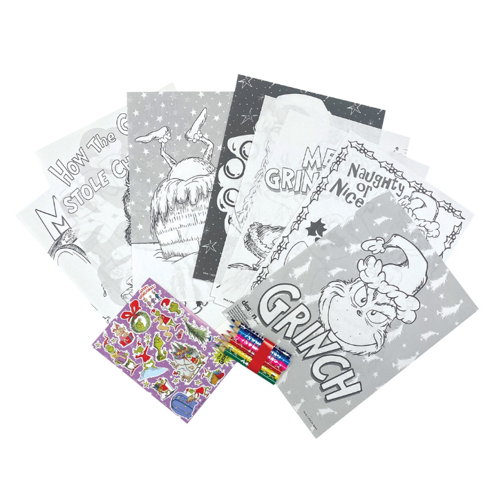 Grinch Christmas Colouring Set - Anilas UK