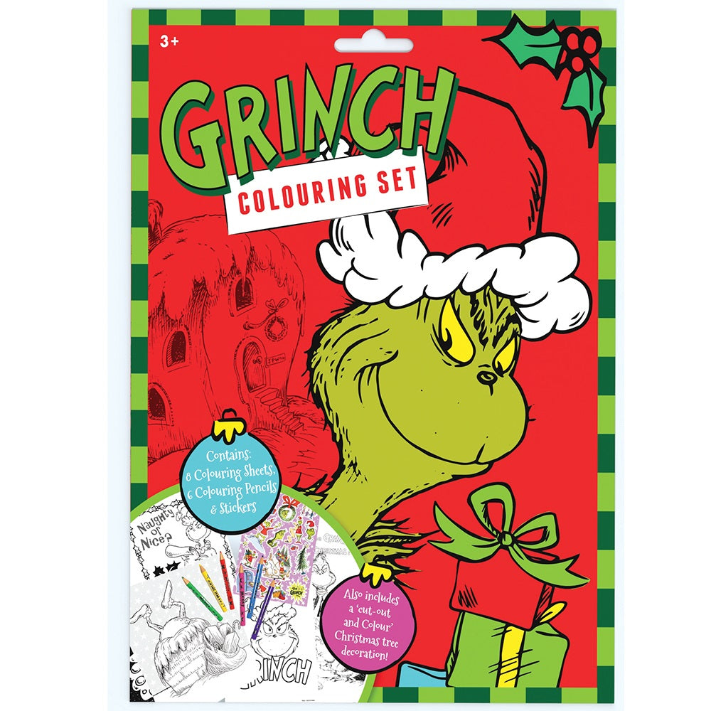 Grinch Christmas Colouring Set - Anilas UK
