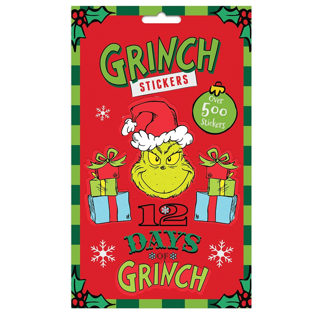 Grinch Christmas 500 Stickers - Anilas UK