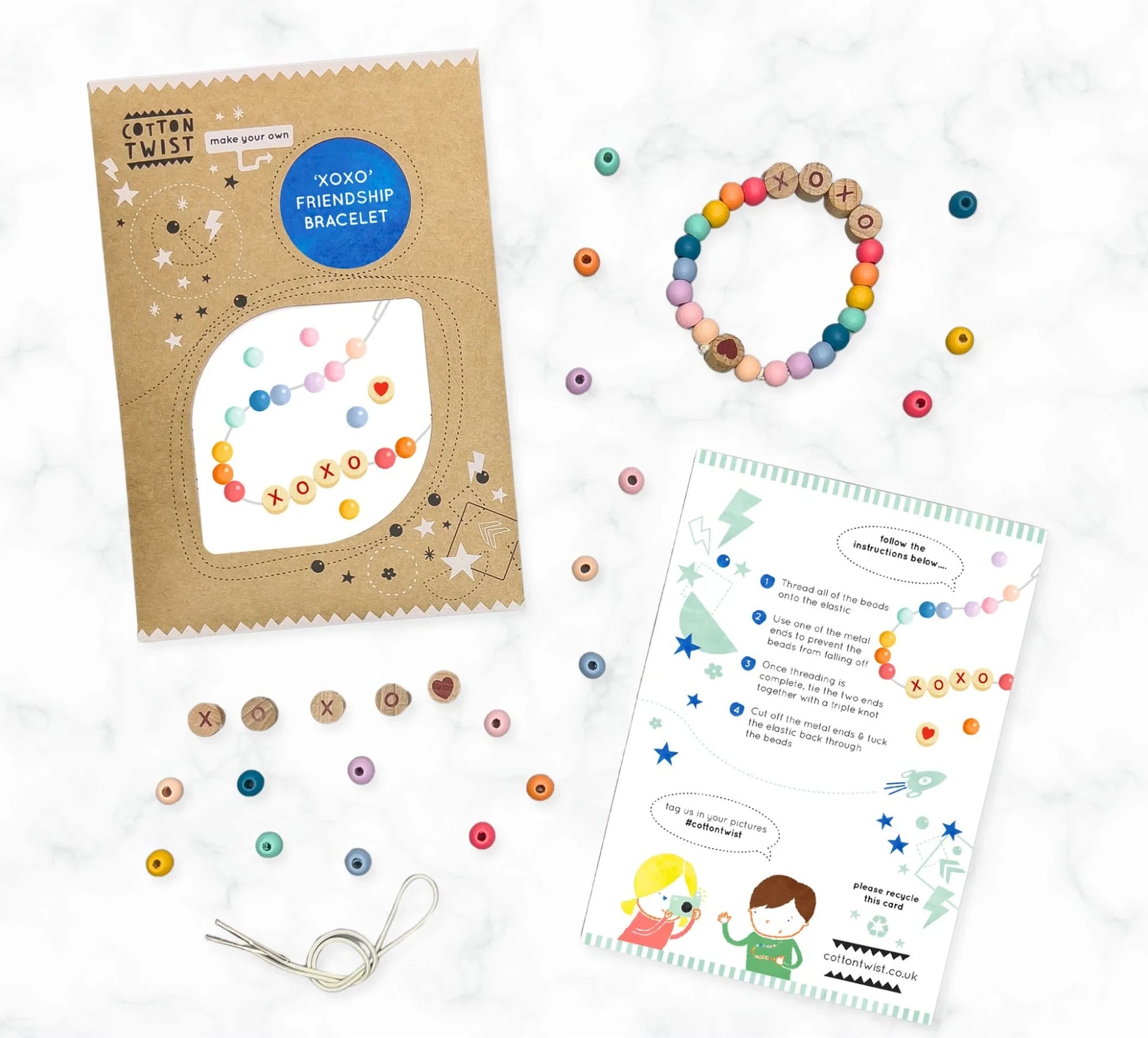 Make Your Own XOXO Friendship Bracelet - Anilas UK