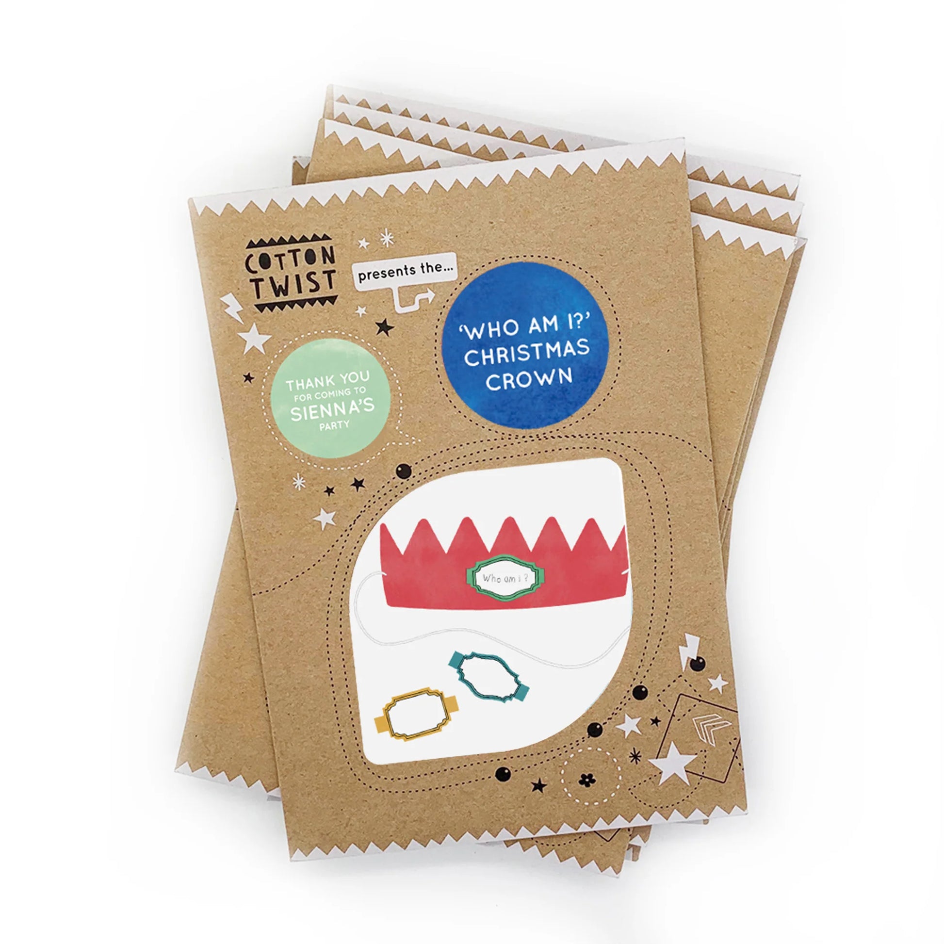 Make Your Own 'Who Am I?' Christmas Crown - Anilas UK